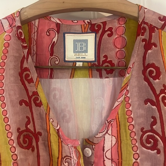 Bell by Alicia Bell popover flounce dress size small - Picture 2 of 10